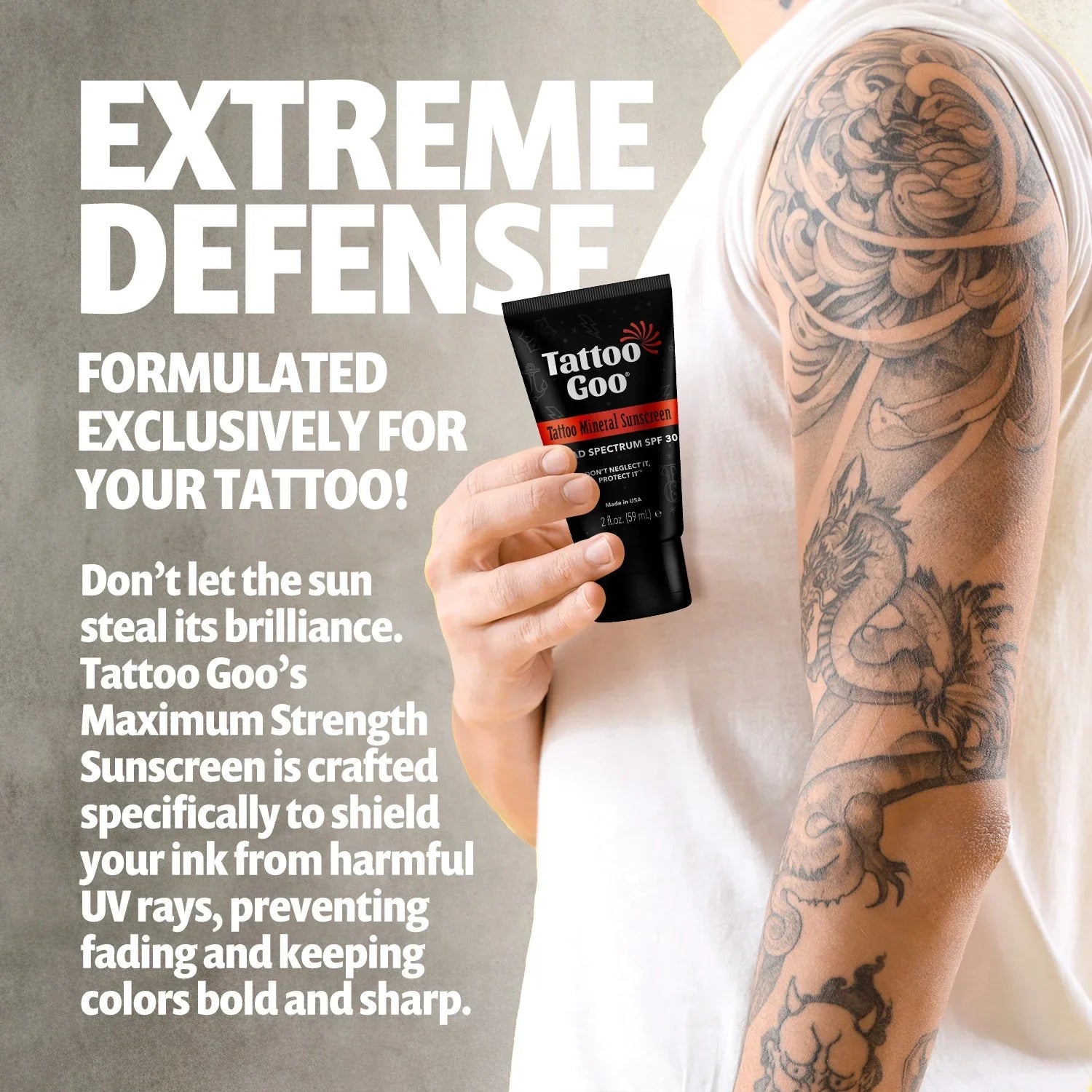 Tattoo Goo mineral sunscreen 59.15ml
