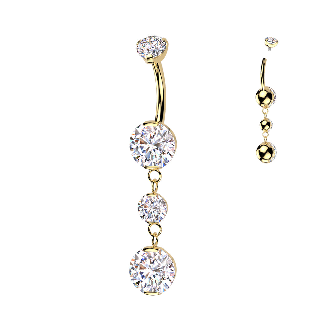 Nidoqueen - Titanium naflalokkur