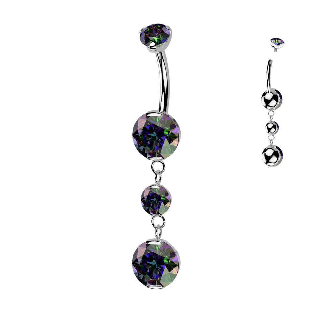 Nidoqueen - Titanium naflalokkur