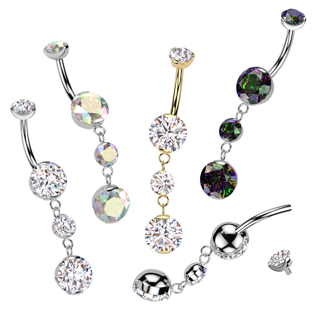 Nidoqueen - Titanium naflalokkur