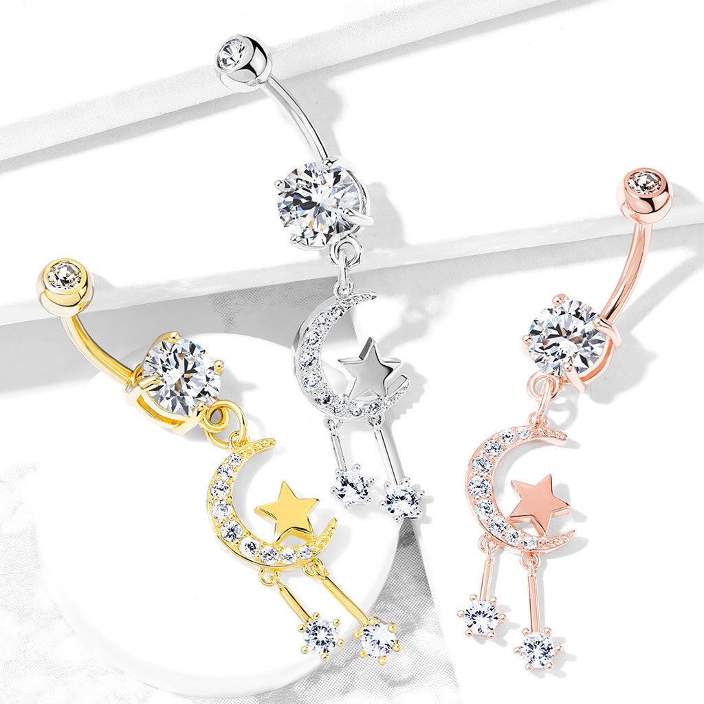 Lampent - Læknastáls naflalokkur